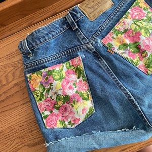Levi’s custom made jean shorts